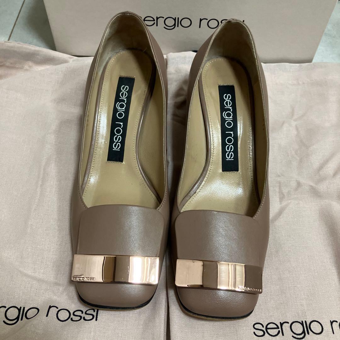 さ*ぼ様 セルジオロッシ　ピンクベージュSR1　23.5