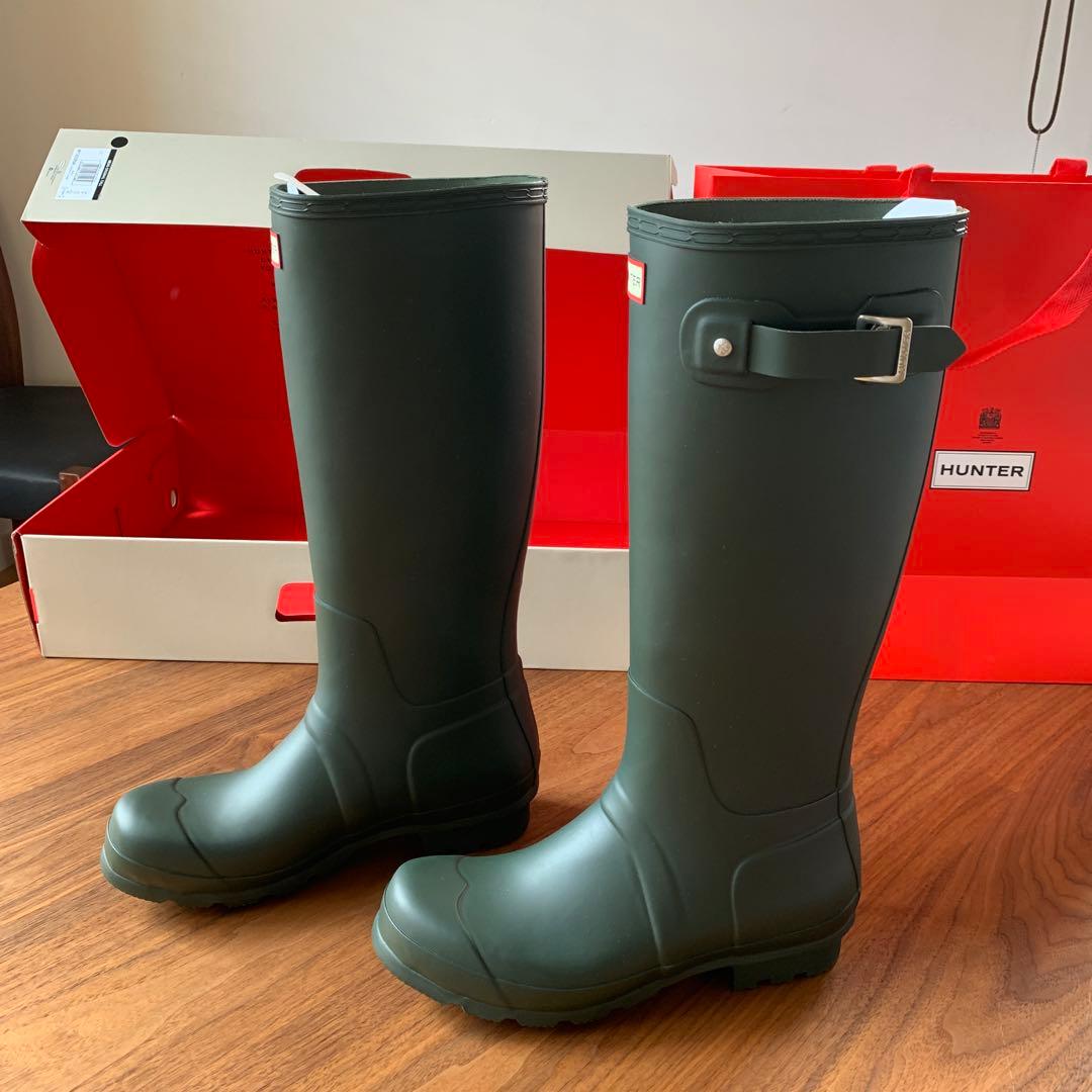 ハンター　メンズ　トールレインブーツ28㎝　ダークオリーブ