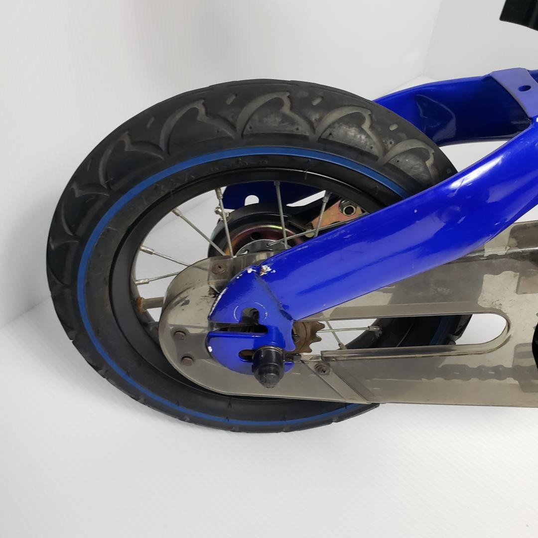 へんしんバイク　ブルー　青　スタンド付き　ペダル付き