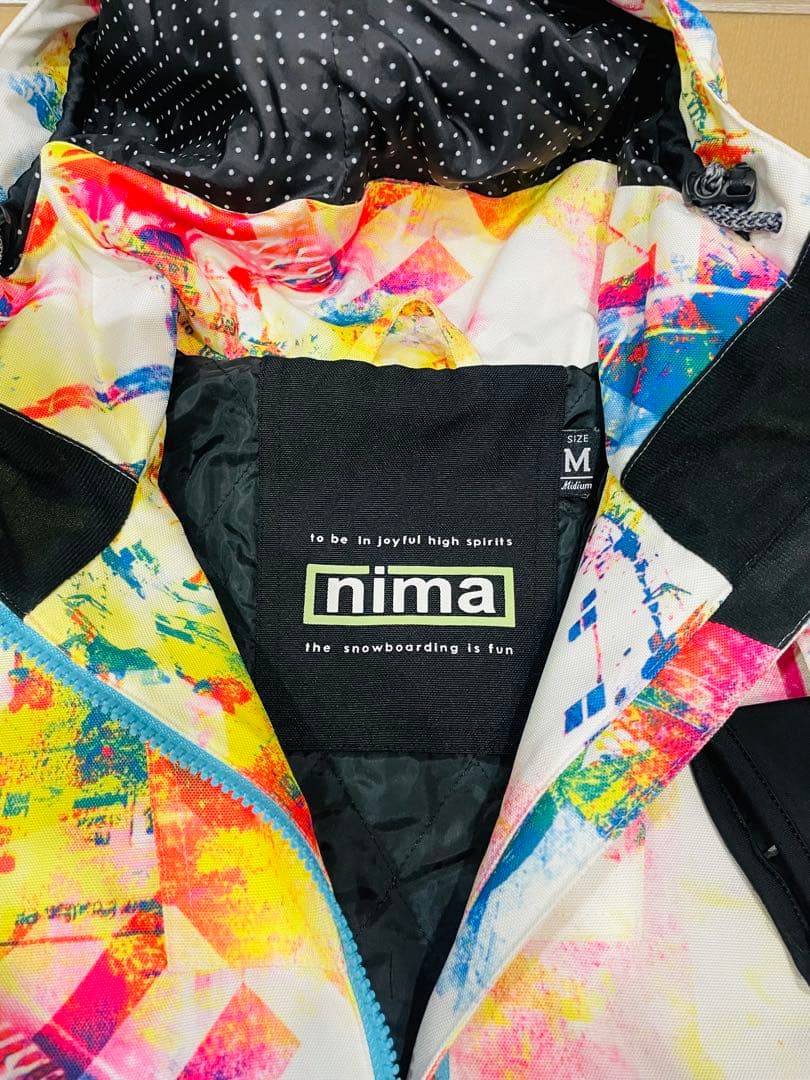 NIMA Mサイズ スノーボードウェア 上下セット ゴーグル グローブ