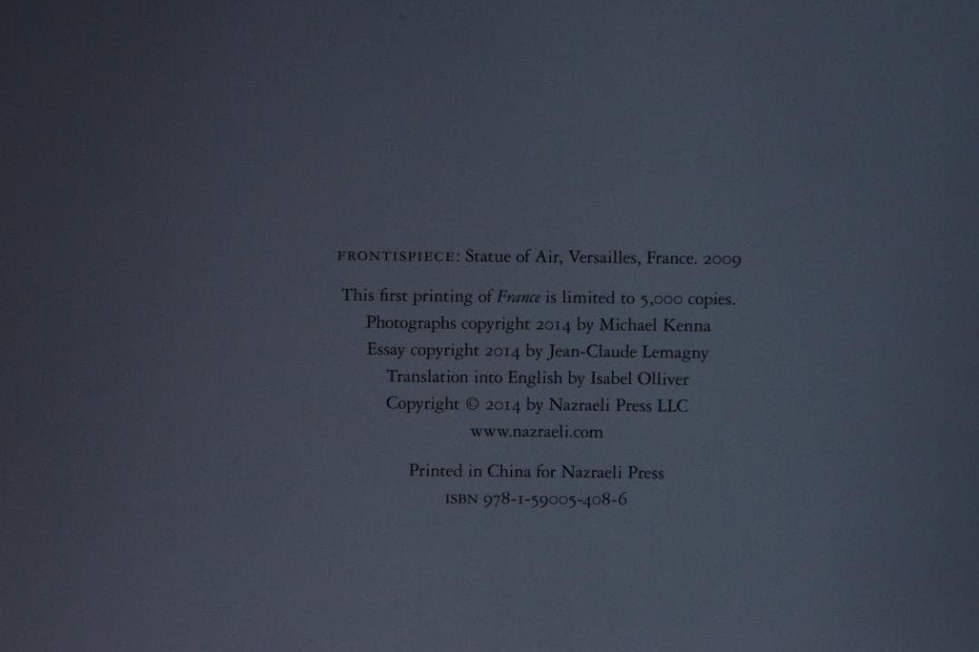 【Michael Kenna： France】新品未開封★★大幅に値下げしました