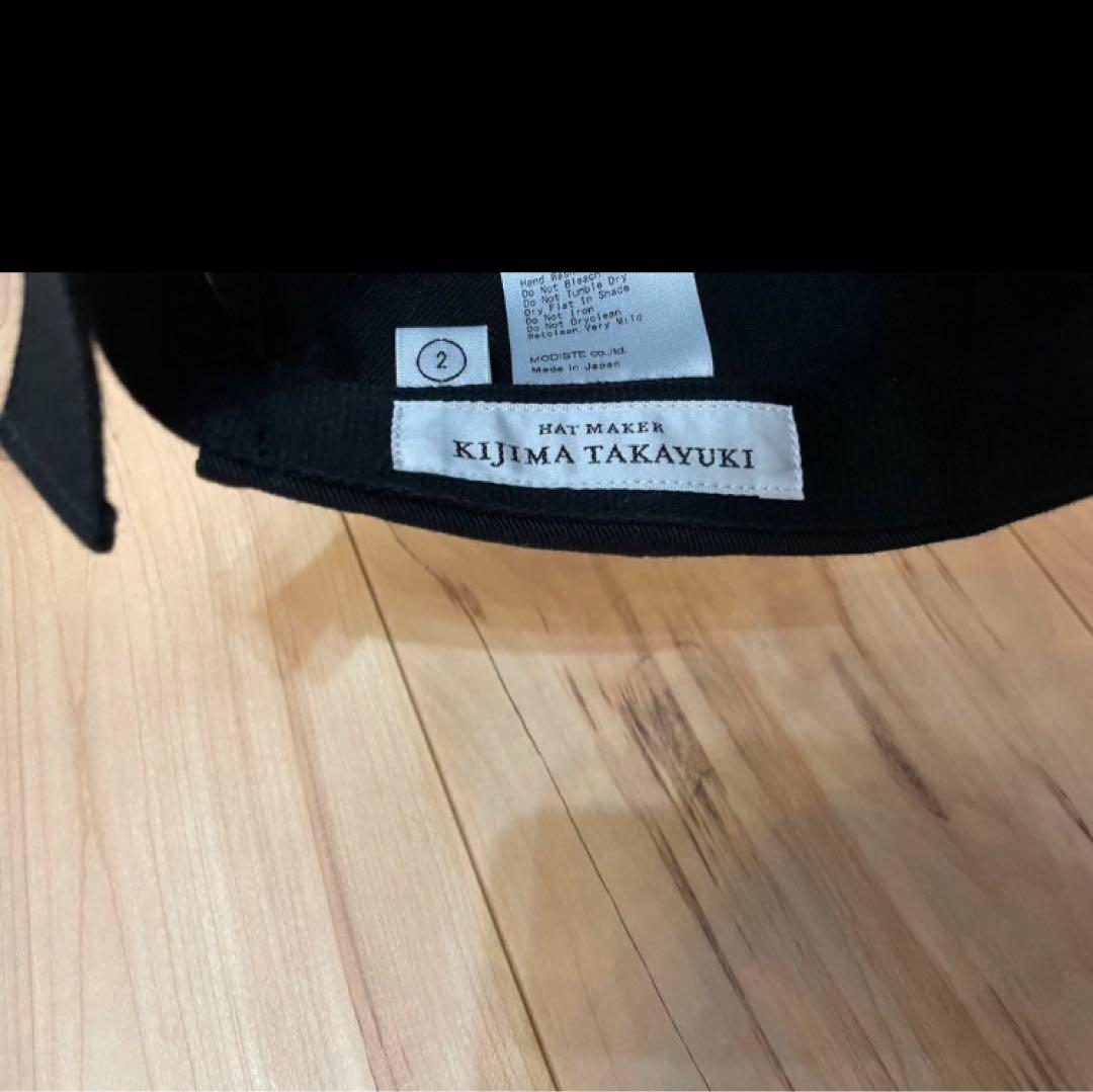 KIJIMA TAKAYUKI LE CAP サイズ2 ブラック