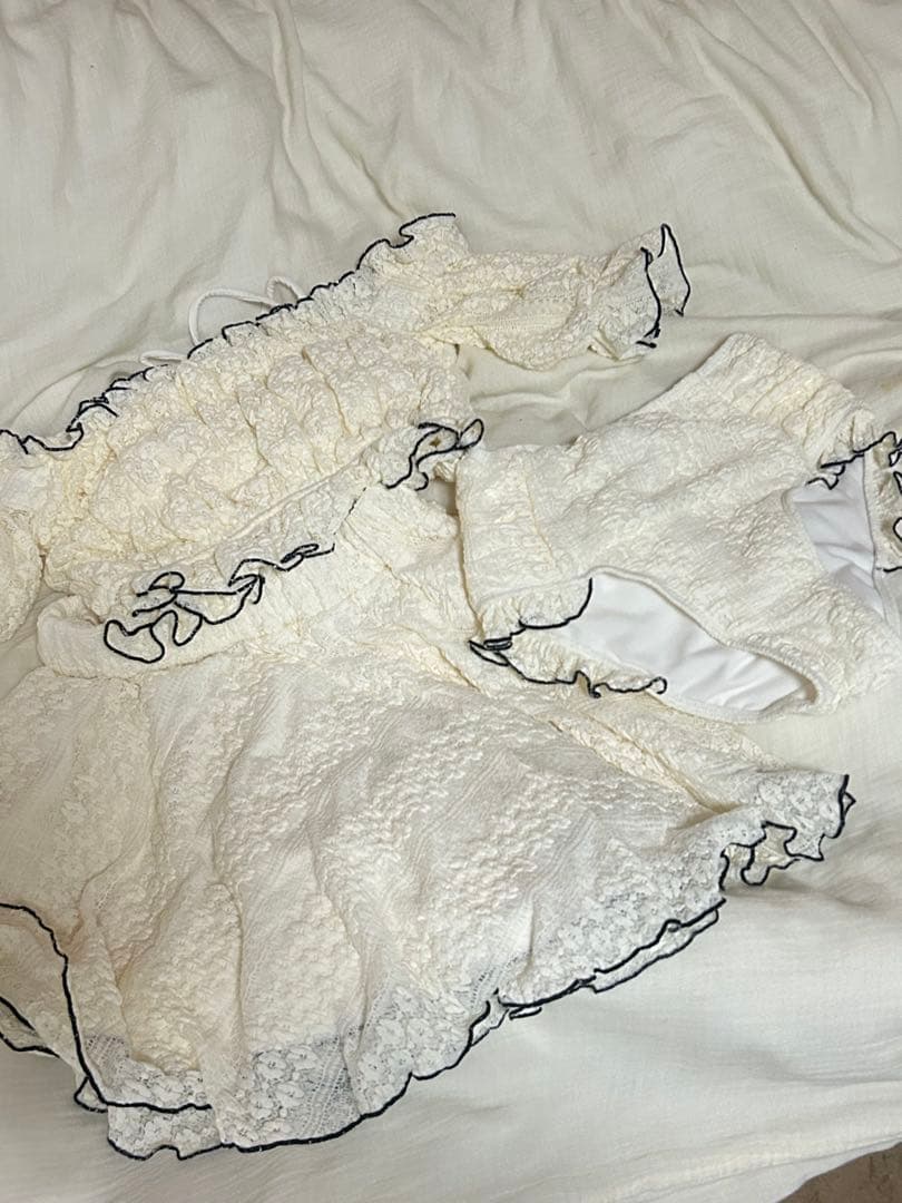 OLIVE des OLIVE セパレート水着 アイボリー