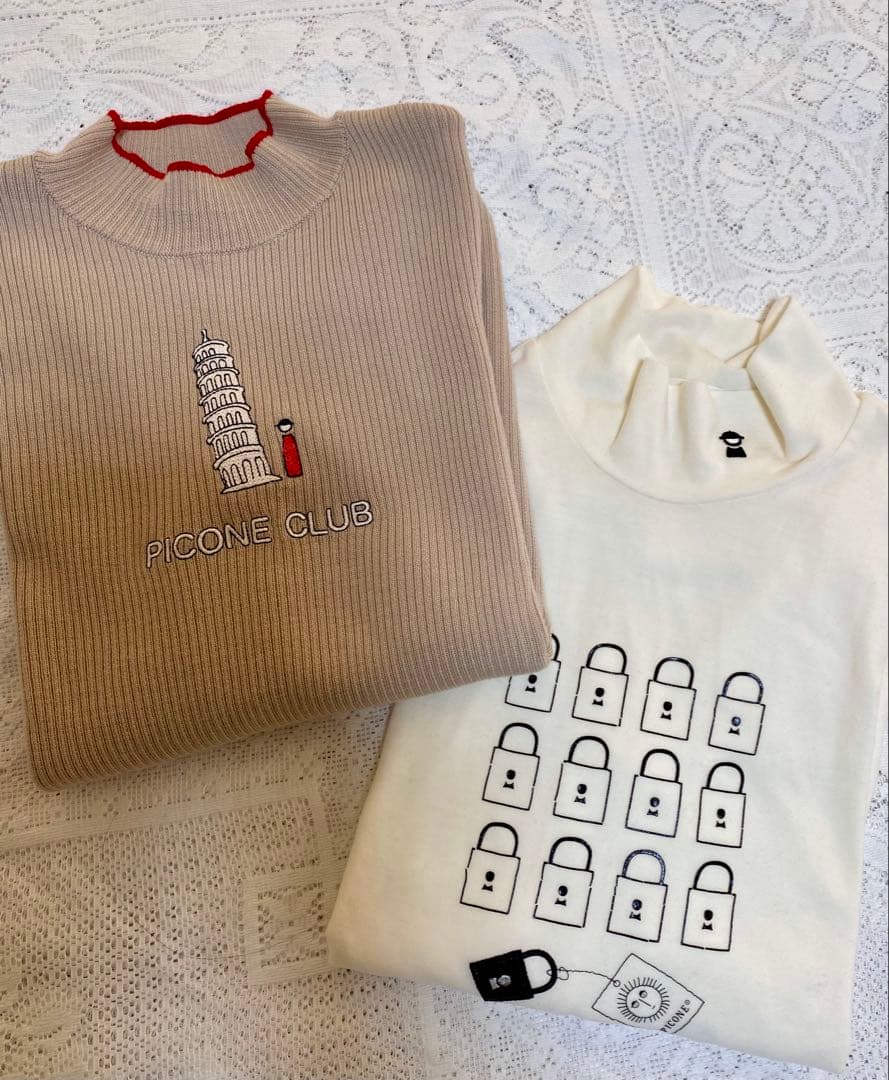 最終価格　ピッコーネクラブ　ニット、ハイネックプルオーバー