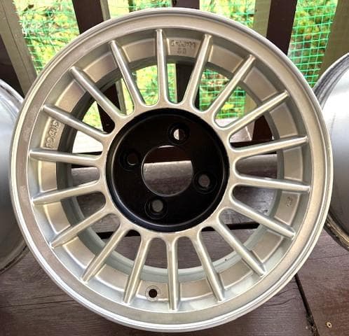 越*前様 14インチ スポークデザインホイール 4本セット pcd100 4穴