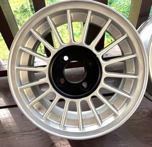 越*前様 14インチ スポークデザインホイール 4本セット pcd100 4穴