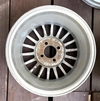 越*前様 14インチ スポークデザインホイール 4本セット pcd100 4穴