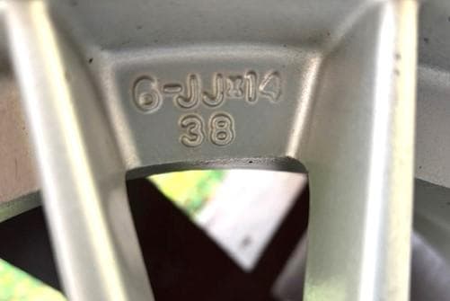 越*前様 14インチ スポークデザインホイール 4本セット pcd100 4穴