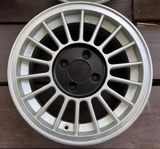 越*前様 14インチ スポークデザインホイール 4本セット pcd100 4穴