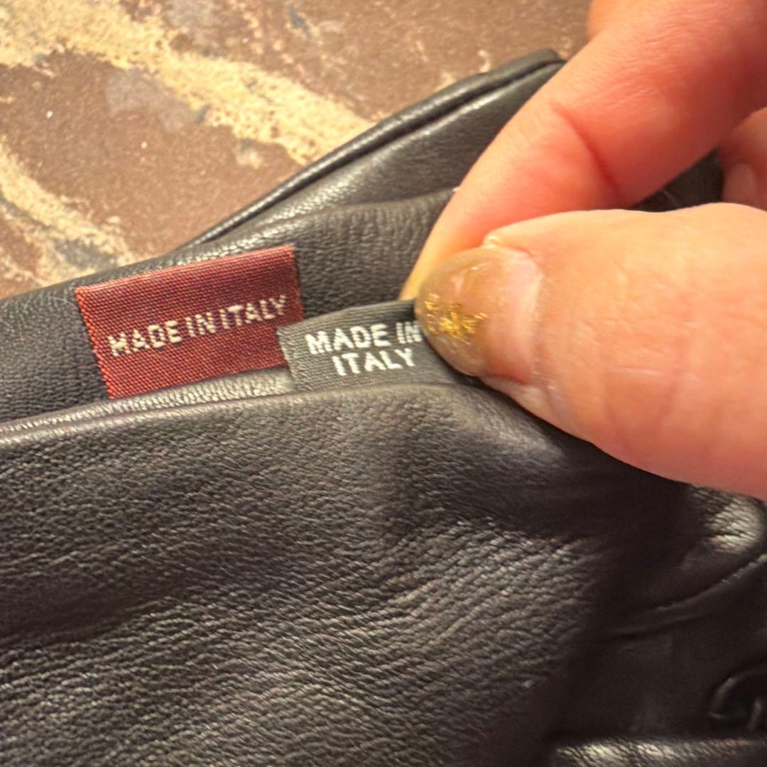 .*.様 【未使用】Gala Gloves ガラ グローブス 本革ロング手袋　黒