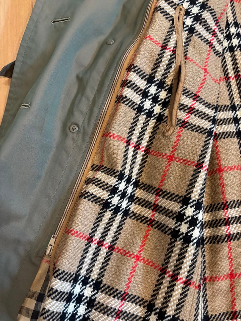 あ*い様 ライナー付きBurberry 玉虫色トレンチコート