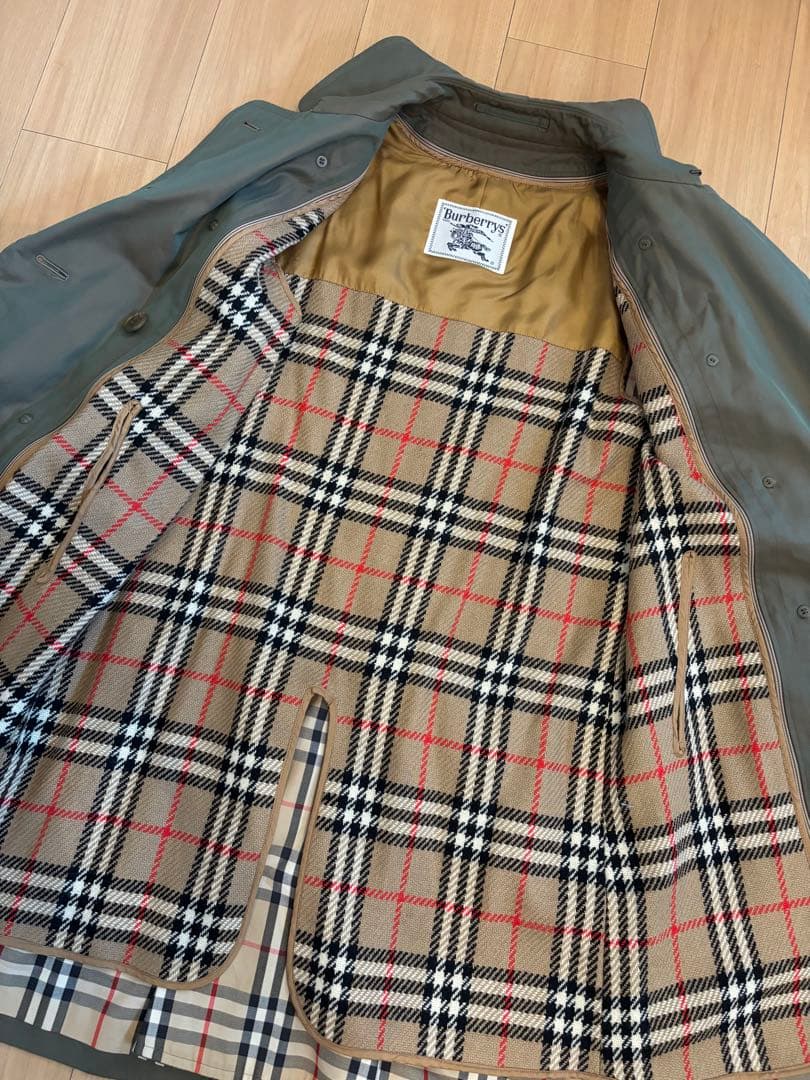 あ*い様 ライナー付きBurberry 玉虫色トレンチコート