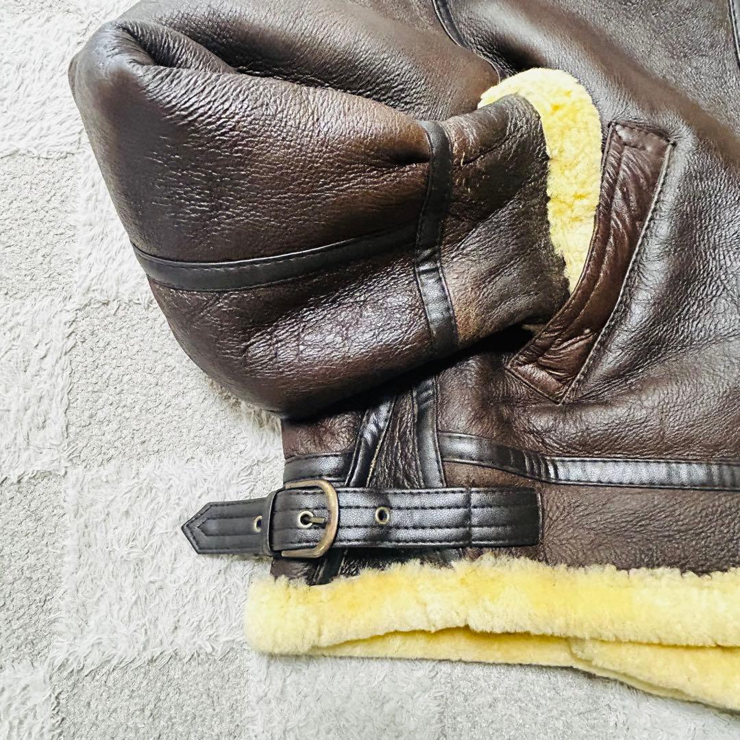 ヴィンテージ B-3 リアルムートン フライトジャケット Sサイズ