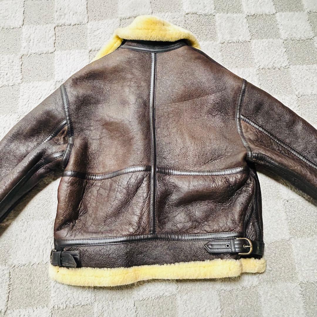 ヴィンテージ B-3 リアルムートン フライトジャケット Sサイズ