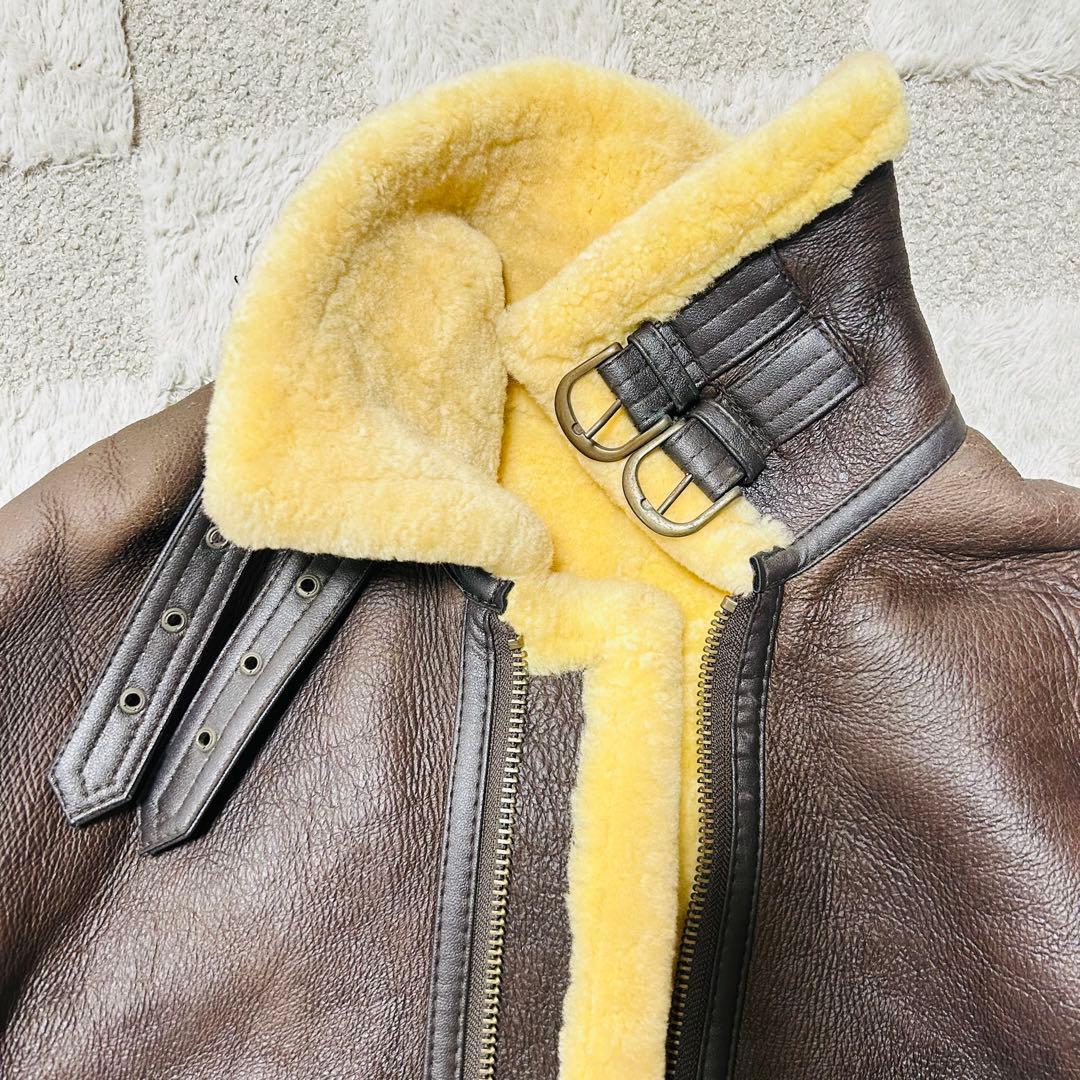 ヴィンテージ B-3 リアルムートン フライトジャケット Sサイズ