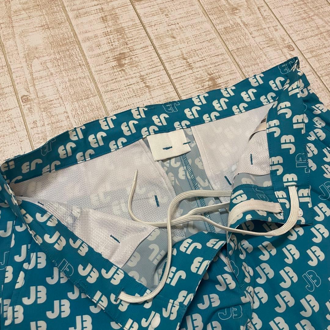 新品 ジャックバニー ロングパンツ JBロゴ ブルー Lサイズ （5）