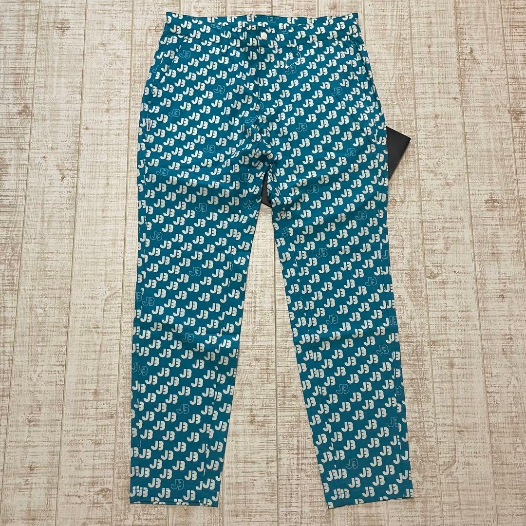 新品 ジャックバニー ロングパンツ JBロゴ ブルー Lサイズ （5）