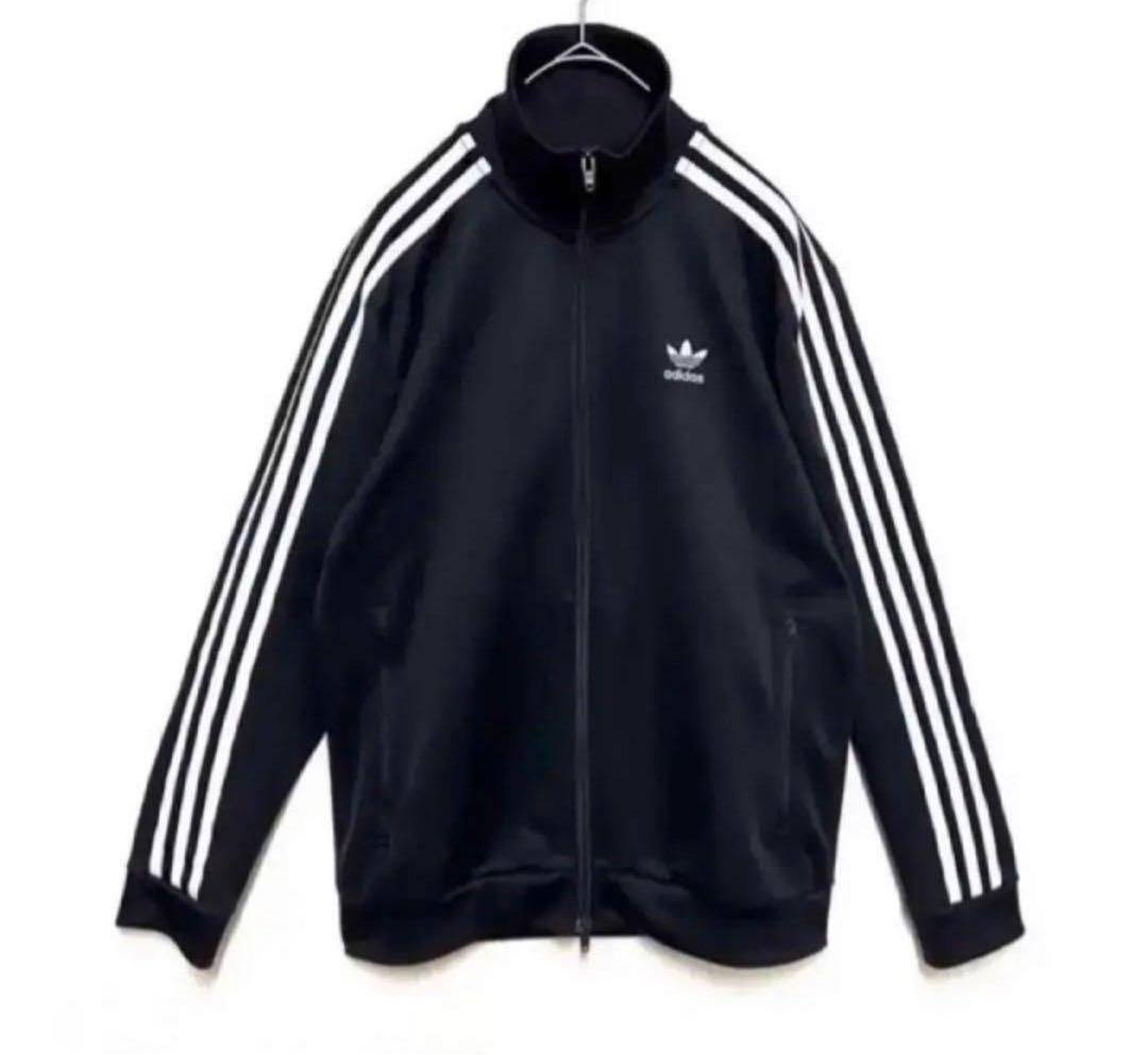 【ビッグサイズXO‼️】adidasベッケンバウアージャージ 黒 常田大希 古着