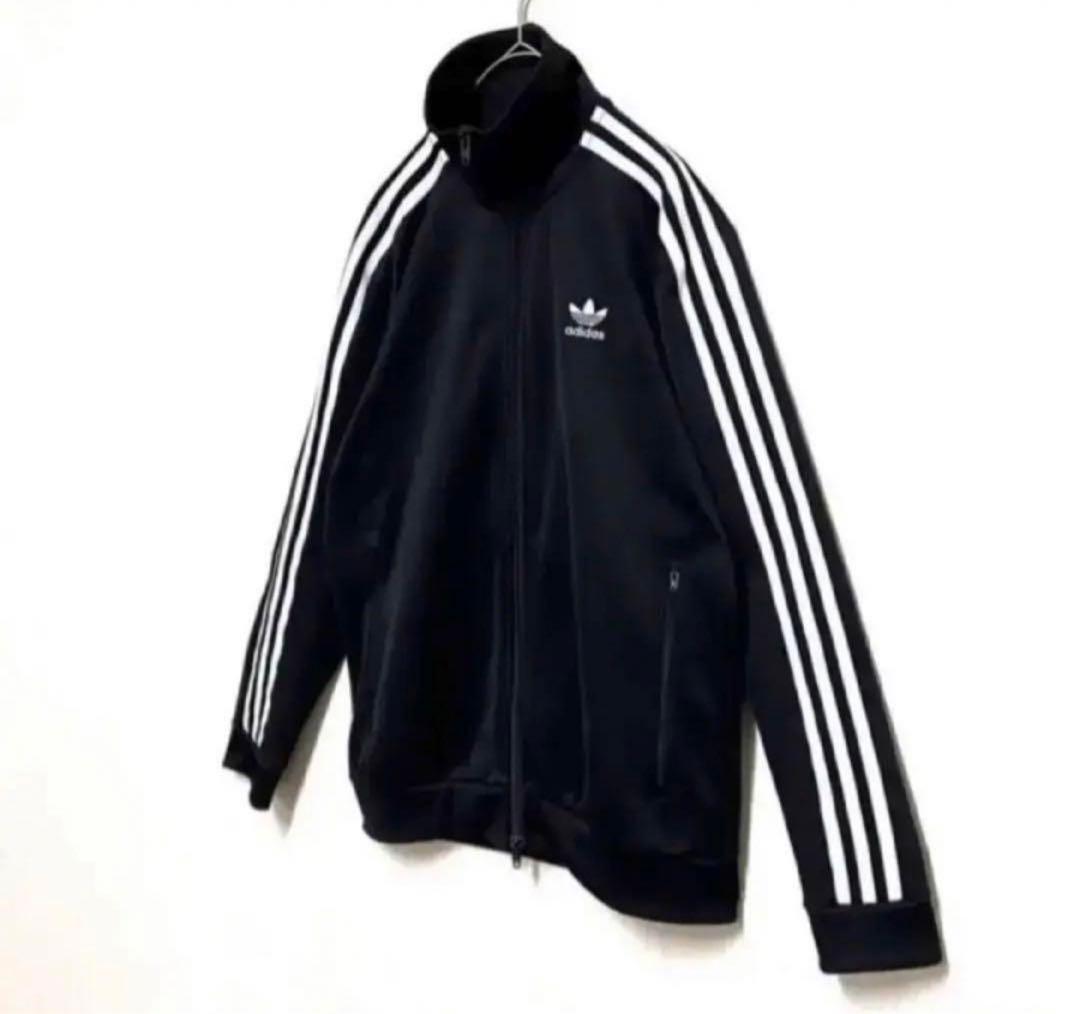 【ビッグサイズXO‼️】adidasベッケンバウアージャージ 黒 常田大希 古着