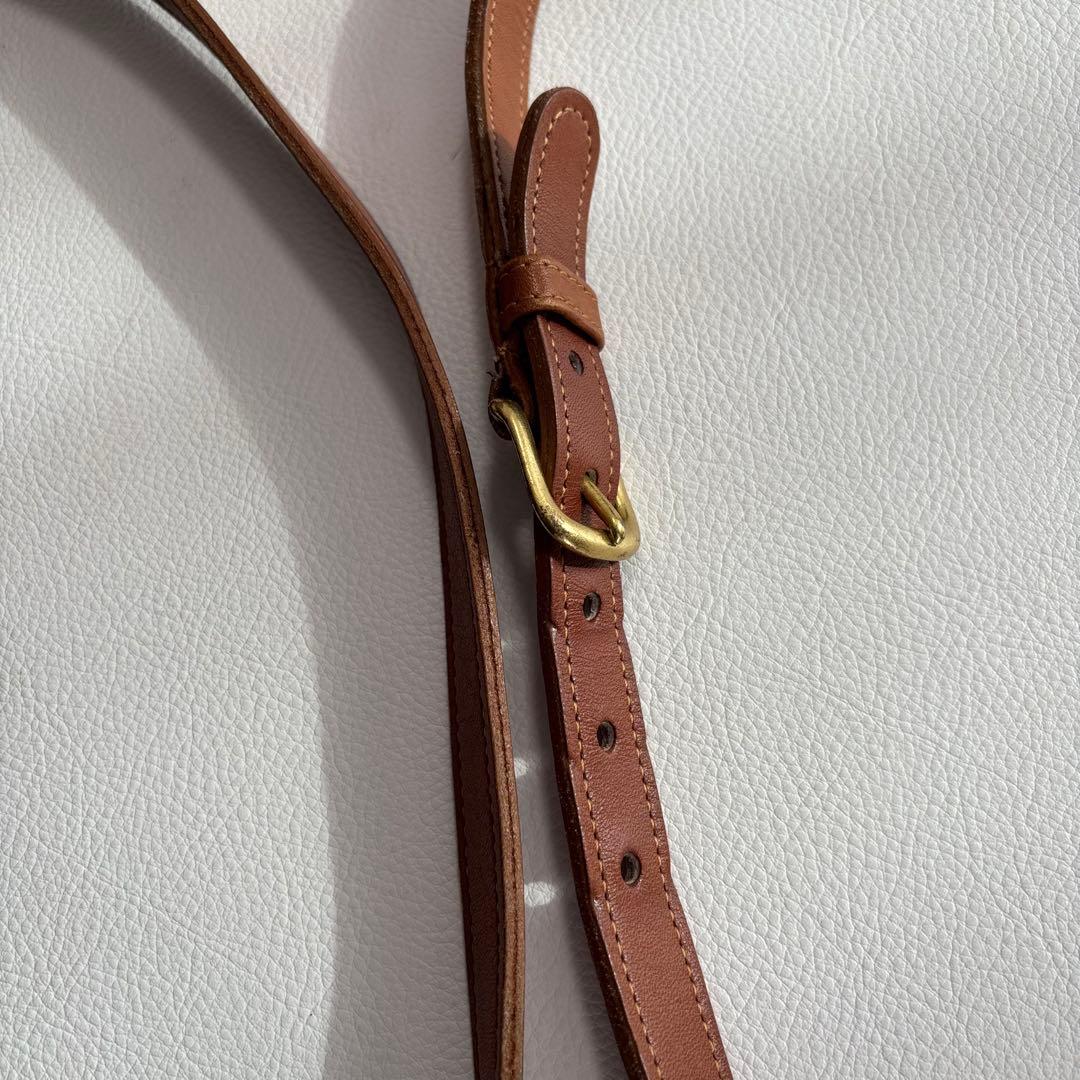 希少 オールドコーチ ショルダーバッグ フラップ レザー 赤茶 1004