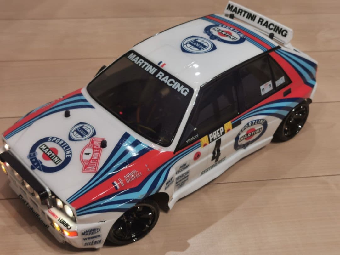 タミヤ ランチア デルタ インテグラーレ LED18灯 ボディ ラジコン RC