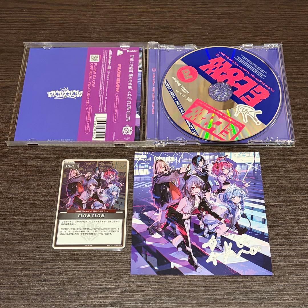 綺々羅々ヴィヴィ　直筆サイン　FLOW GLOW 1st EC数量限定盤