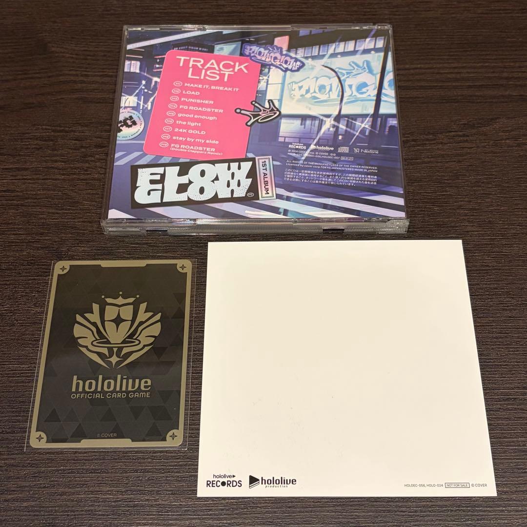 綺々羅々ヴィヴィ　直筆サイン　FLOW GLOW 1st EC数量限定盤