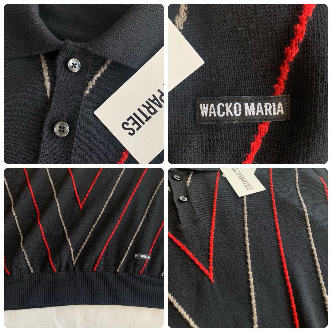 【WACKOMARIA】KNIT POLO SHIRT／新品タグ付／送料込
