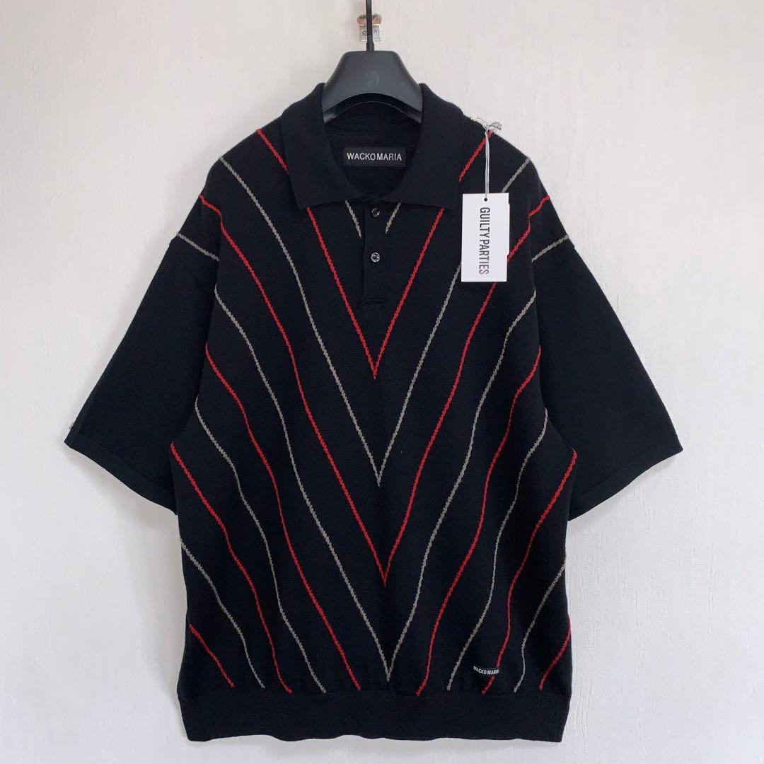 【WACKOMARIA】KNIT POLO SHIRT／新品タグ付／送料込