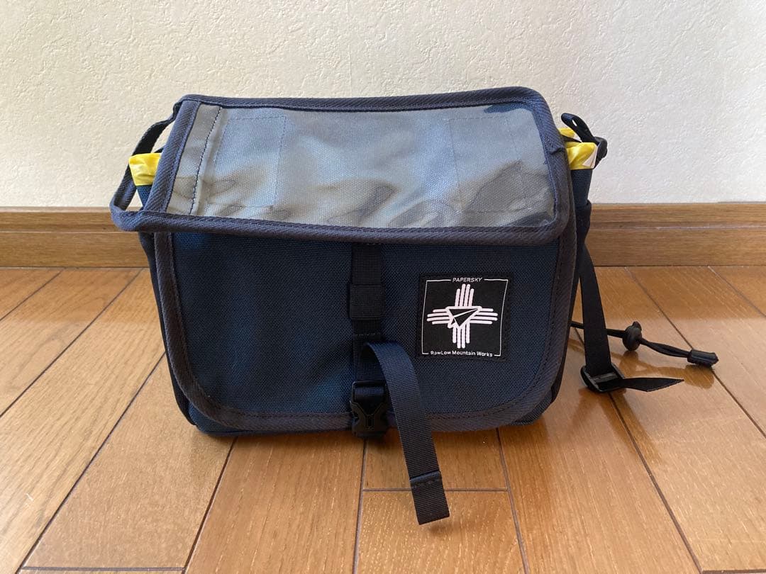 ロウロウマウンテンワークス ハンドルバッグ ブルーラグ サーリー アウターシェル
