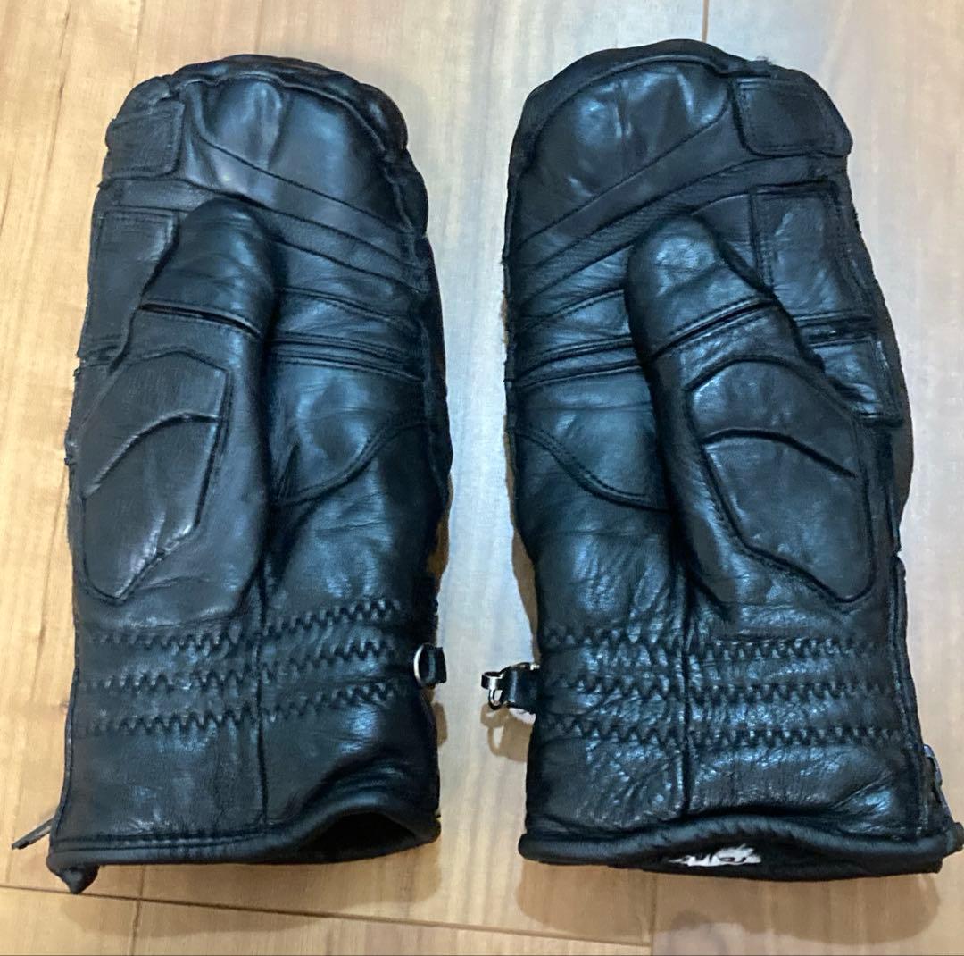 ロイシュ　スキーグローブ　レーシングスピリット ミトン　サイズ８　ブラック