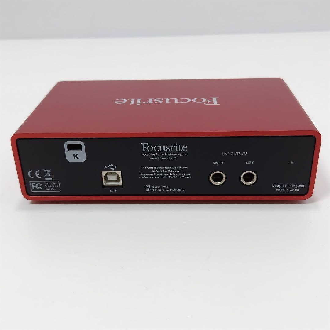DTM・DAW Focusrite Scarlett 2i2 studio