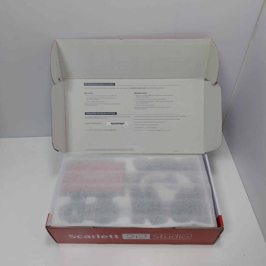 DTM・DAW Focusrite Scarlett 2i2 studio