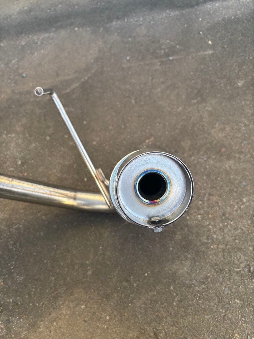 ウィルズウィン・ステンレスリアマフラー！JB23 ジムニー用！！サイレンサー付き