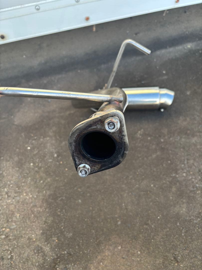 ウィルズウィン・ステンレスリアマフラー！JB23 ジムニー用！！サイレンサー付き