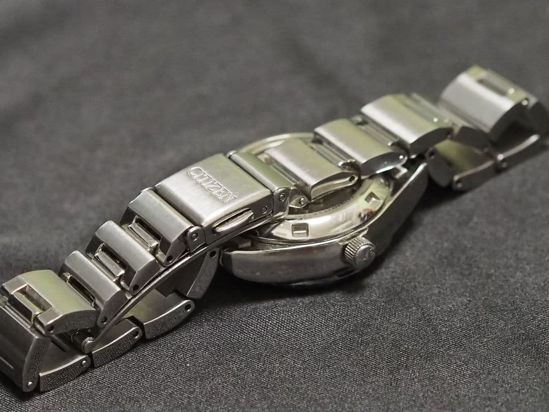 シチズン 機械式腕時計 深雪 (みゆき) ステンレスバンド仕様(革バンド付属)