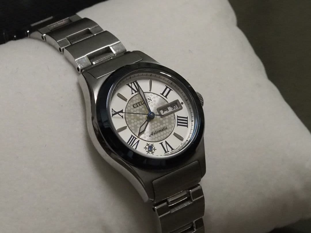 シチズン 機械式腕時計 深雪 (みゆき) ステンレスバンド仕様(革バンド付属)