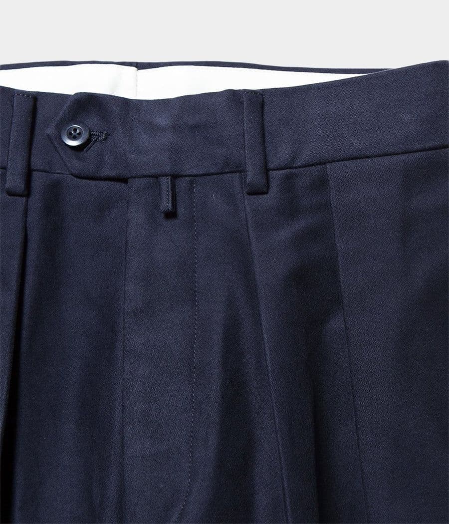 パンツ NEAT COTTON CASHMERE MOLESKIN PANTS WIDE