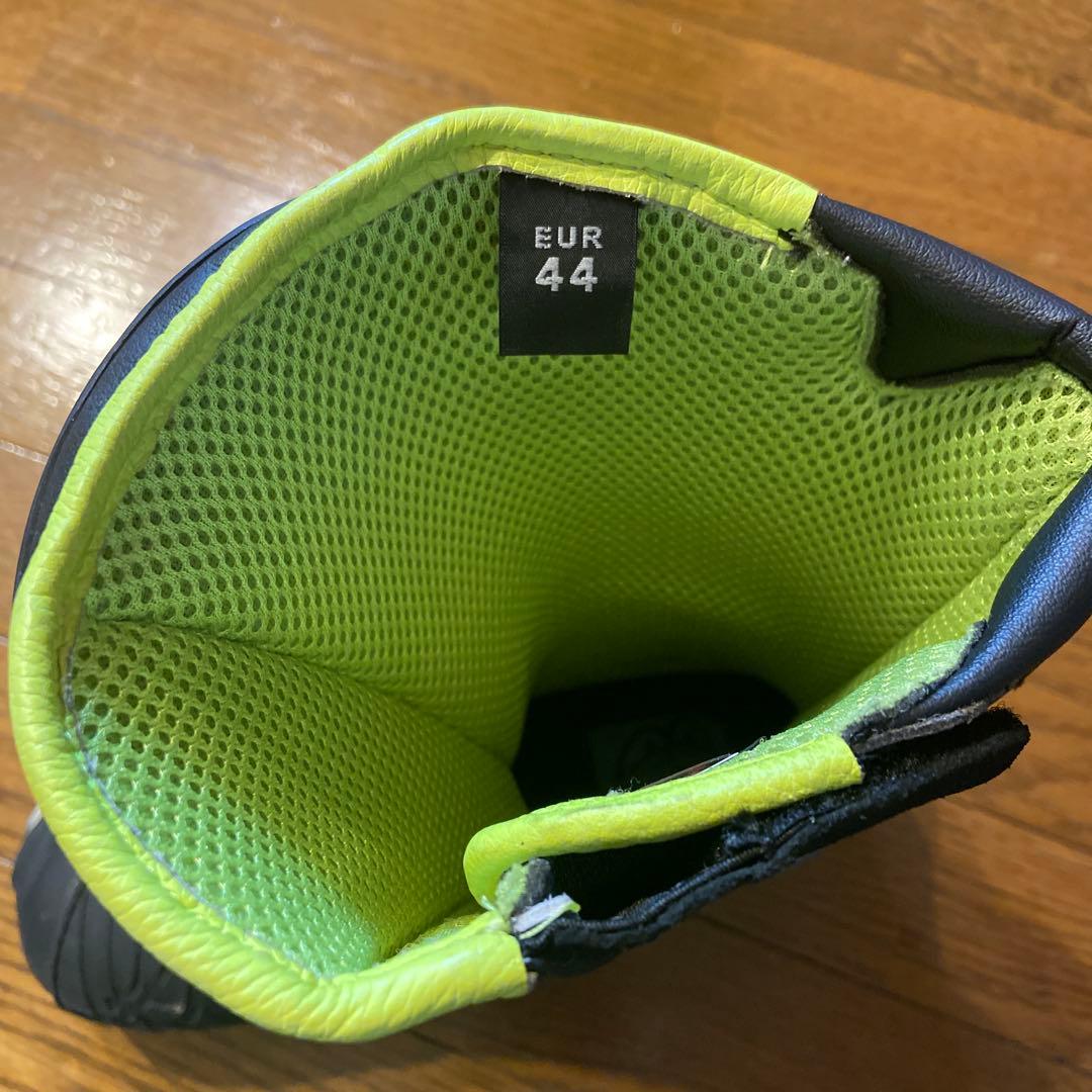 バイク用ブーツ 黒/緑　EUR44