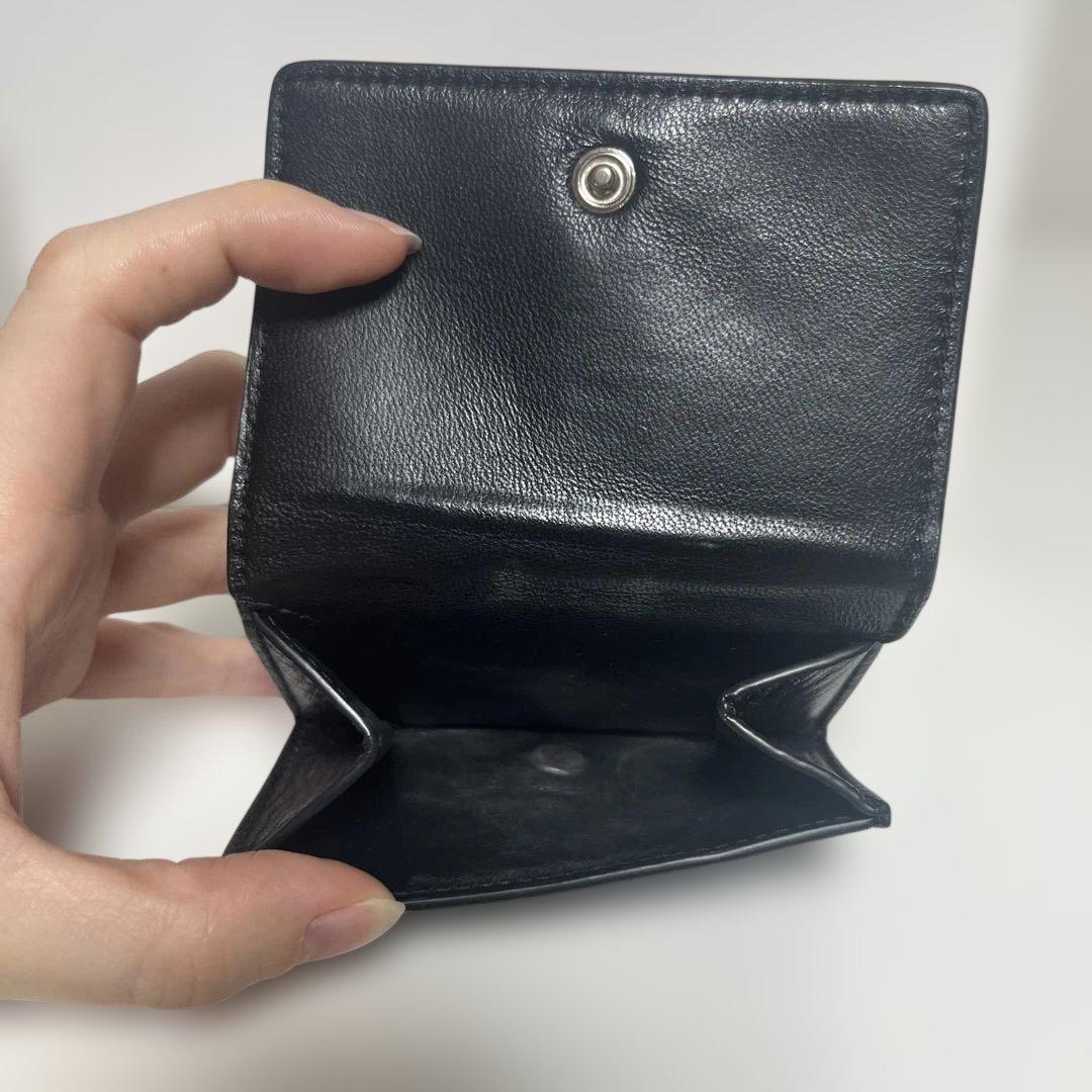 BALENCIAGA ネイビー 三つ折り財布