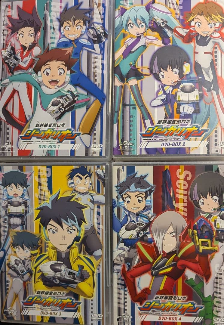 新幹線変形ロボ シンカリオン DVDボックス１〜４全セット