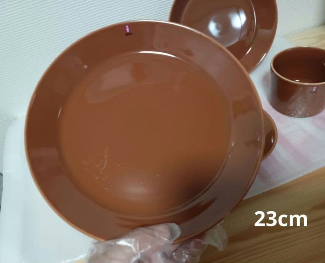 Teema ヴィンテージブラウン プレート カップ 5点 セット