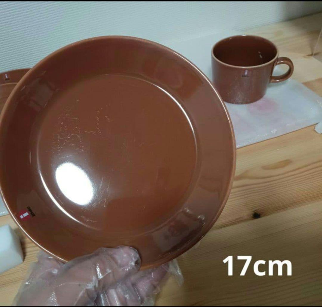 Teema ヴィンテージブラウン プレート カップ 5点 セット