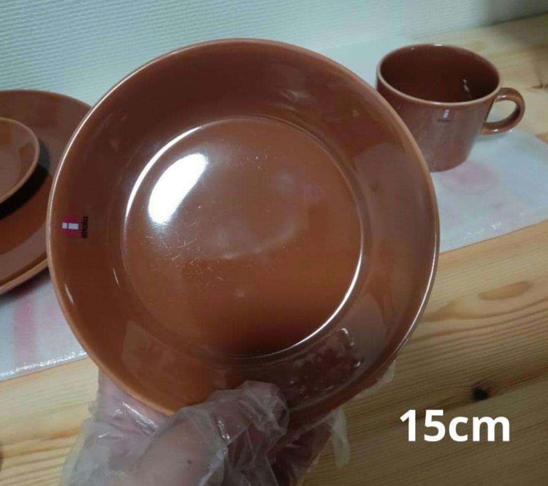 Teema ヴィンテージブラウン プレート カップ 5点 セット