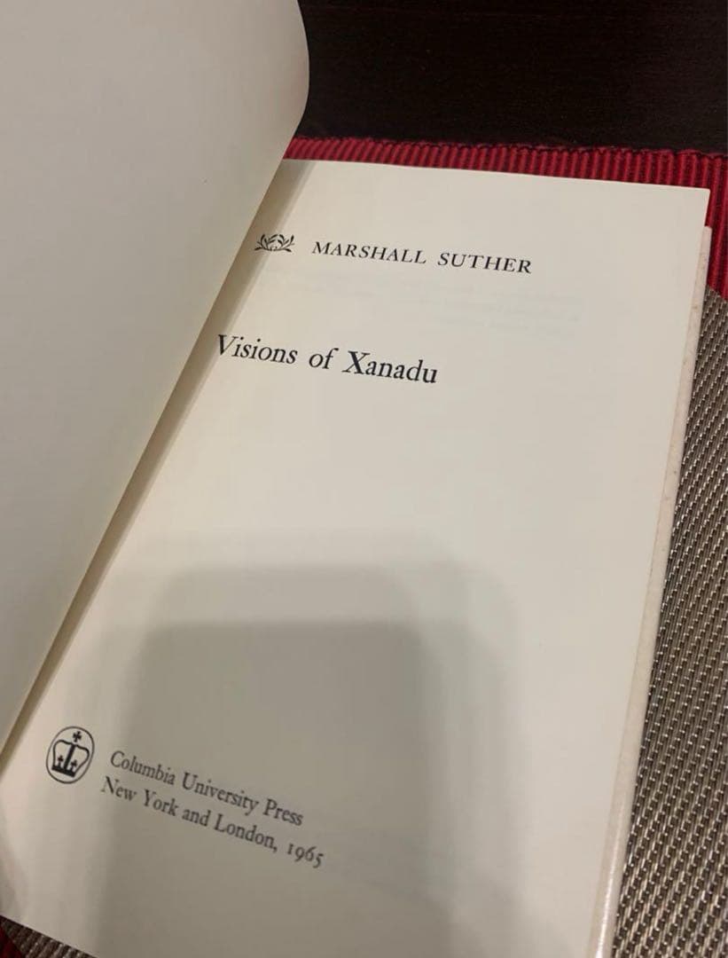 洋書 Visions of Xanadu by Marshall Suther