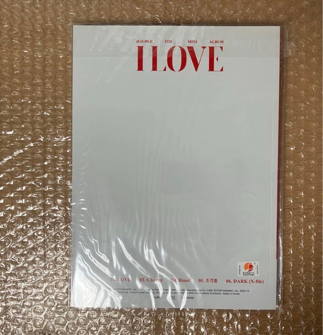 (G)I-DLE gidle I LOVE 3形態セット 新品未開封 ポスター