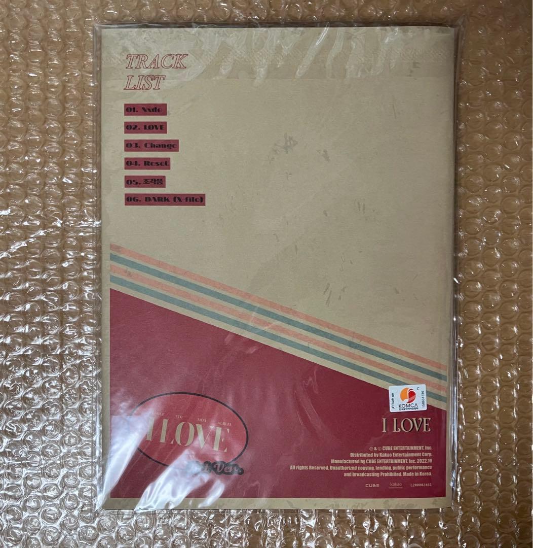 (G)I-DLE gidle I LOVE 3形態セット 新品未開封 ポスター