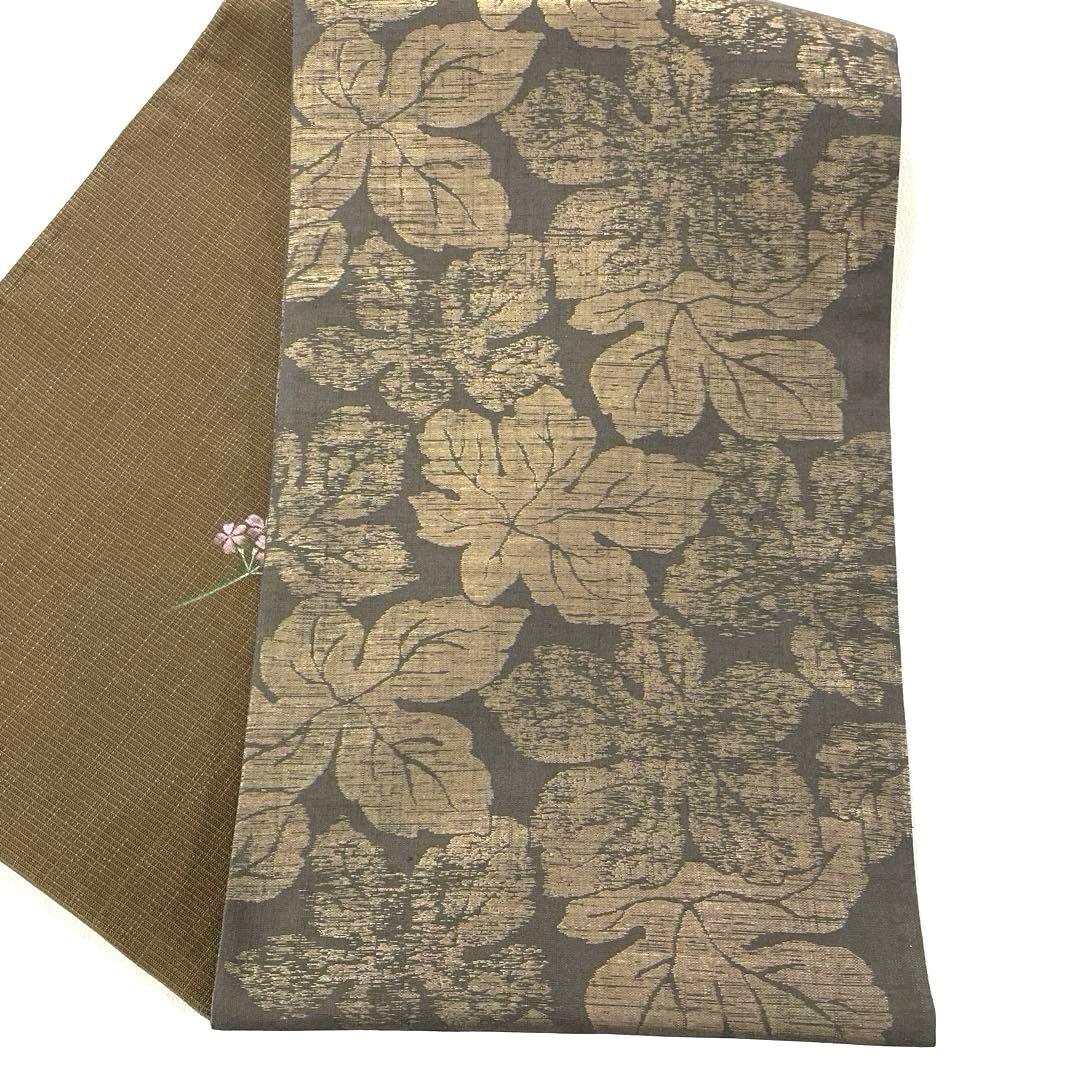 専用帯6262 ●木村工房 高級 正絹 片面全通 リバーシブル 袋帯 紫陽花