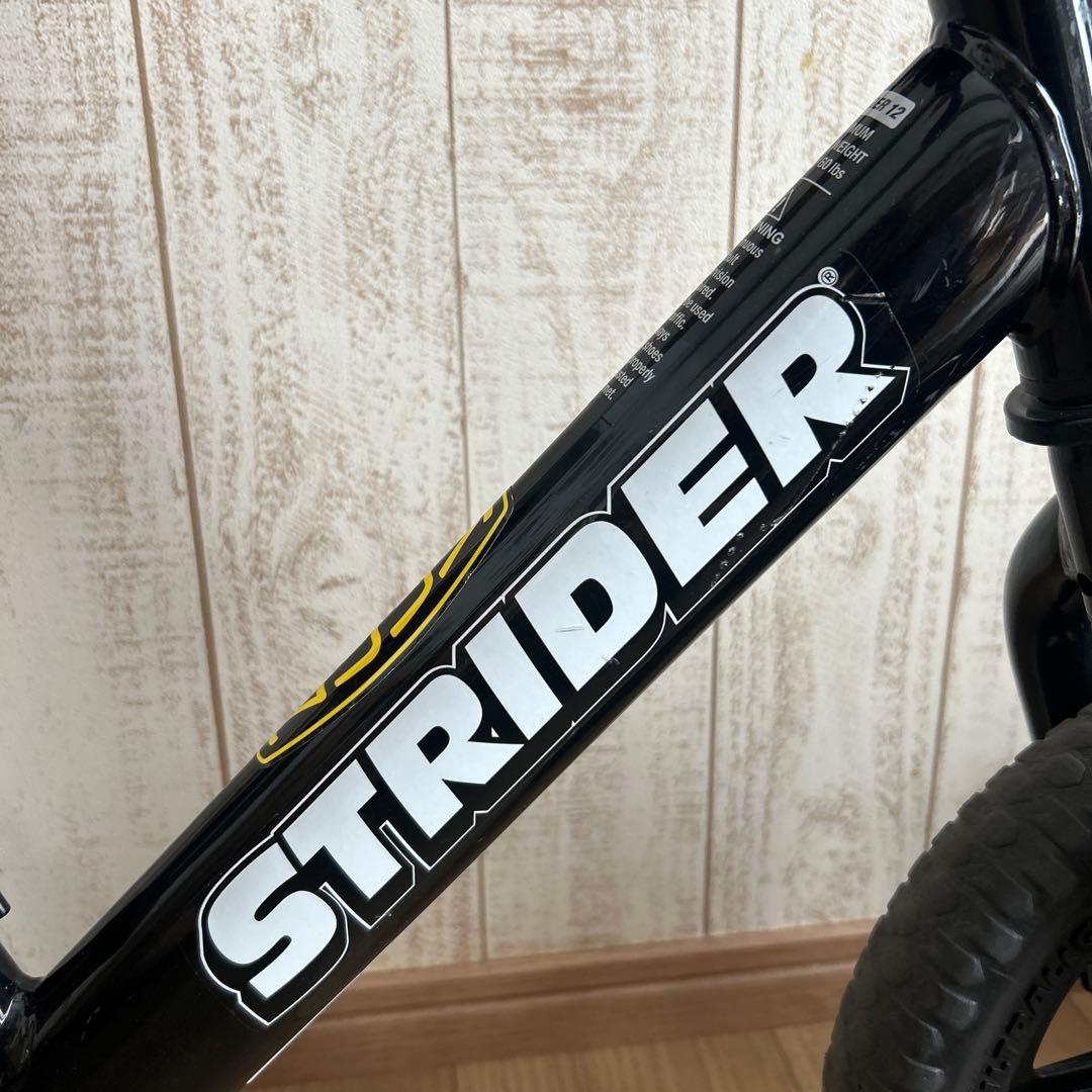 STRIDER 黒 ヘルメット　プロテクター　スノーアタッチメント付き