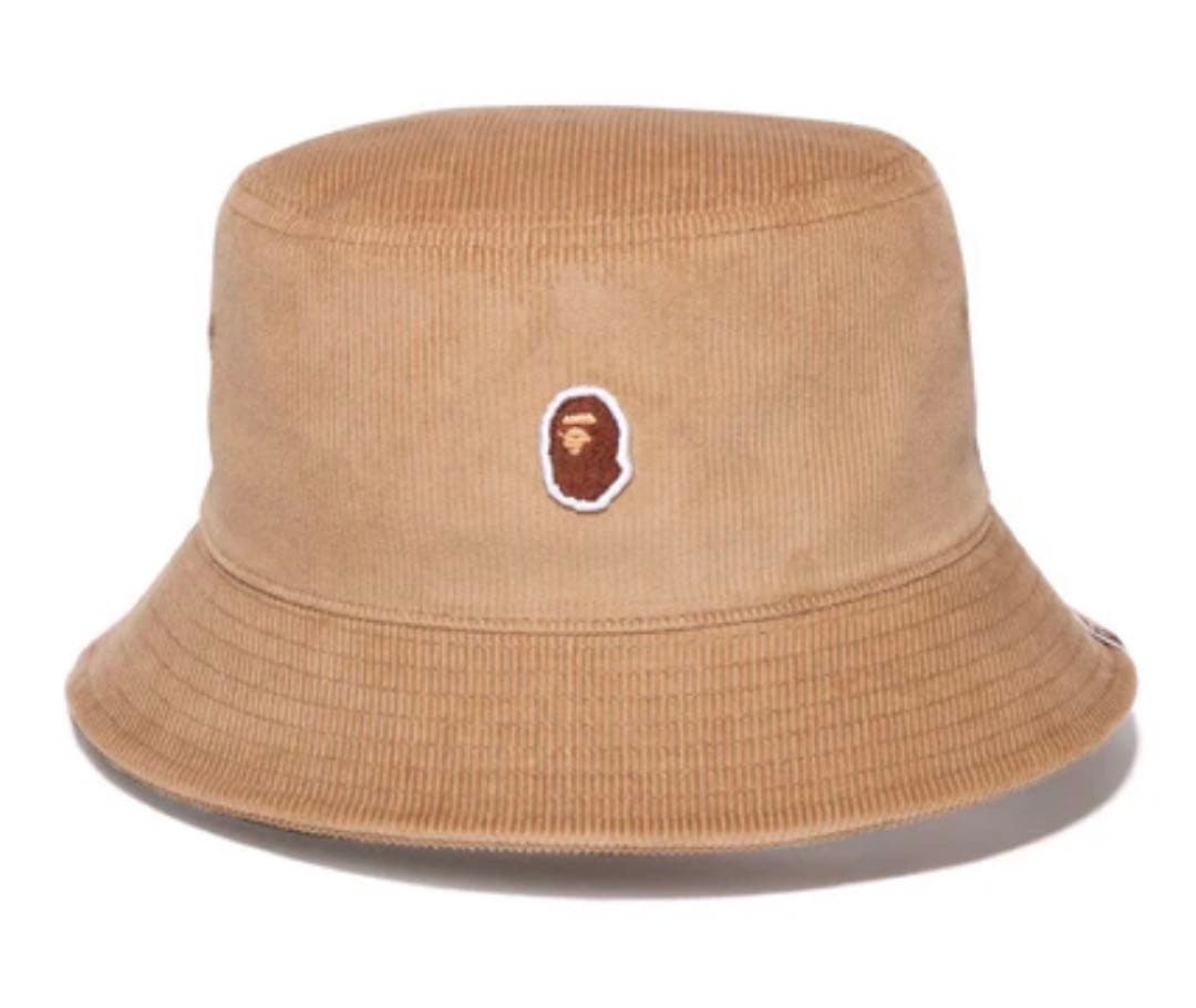 APE HEAD CORDUROY BUCKET HAT 帽子